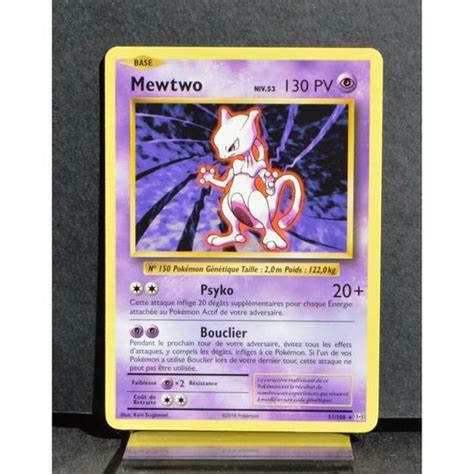 Carte Pokémon 51 108 Mewtwo Niv 53 130 PV XY Évolutions NEUF FR