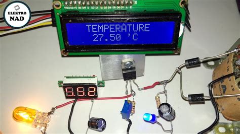 Temperature Sensor Arduino Circuit Diagram