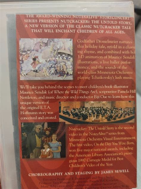 Notes Alive Nutcracker The Untold Story Vhs Nypl Copy