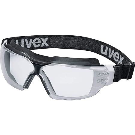 Uvex Pheos Cx Supravision Extreme Schutzbrille Transparent Schwarz