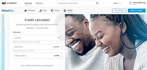 Capitec Personal Loan Calculator