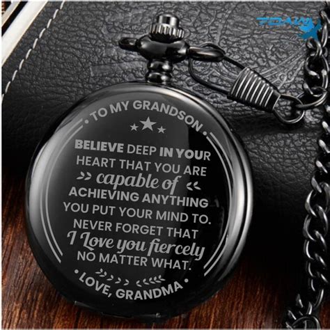 Grandson Watch From Grandma Etsy