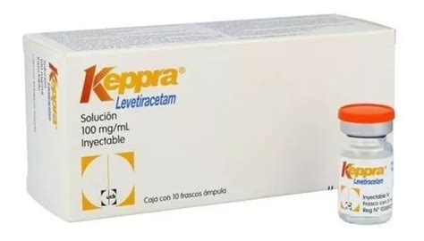 Keppra Solución Inyectable 10 Frascos 100mg ml Meses sin interés