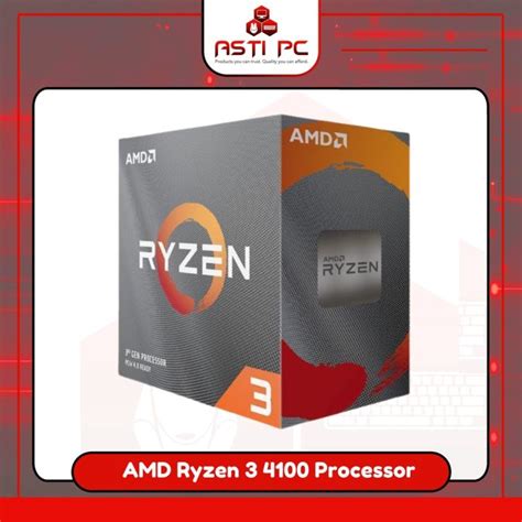 Amd Ryzen 3 4100 Desktop Processor 4 Cores 8 Threads Lazada Ph