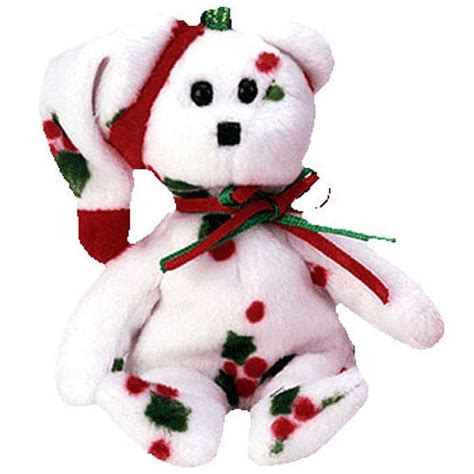 TY Jingle Beanie Baby 1998 HOLIDAY TEDDY 5 Inch Walmart