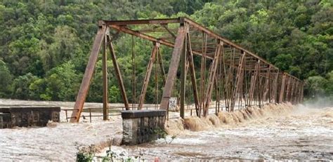 Temporal No Rs Correnteza De Rio Derruba Ponte Na Serra Ga Cha V Deo