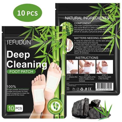 D Tox Pour Les Pieds Detox Foot Patches Cleansing Detox Patches De