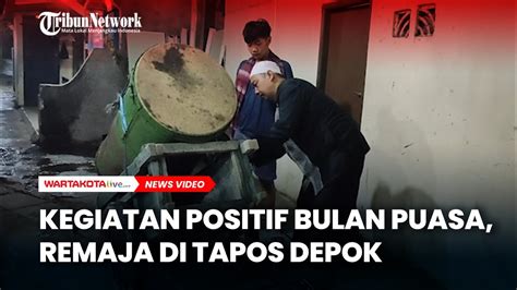 Isi Kegiatan Positif Remaja Di Tapos Depok Adakan Tabuh Bedug Keliling