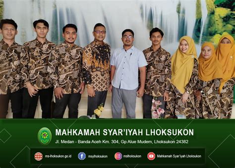 Penjemputan Mahasiswa Ojt Iain Lhokseumawe Mahkamah Syar Iyah Lhoksukon