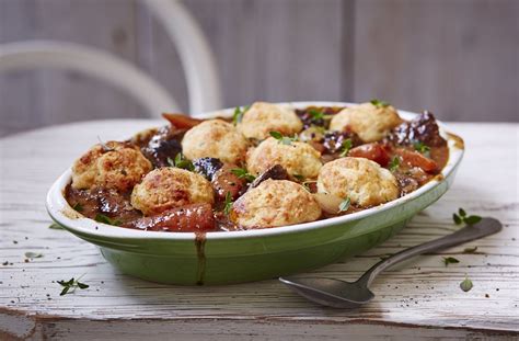 Beef and kidney stew with Parmesan and thyme dumplings | Tesco Real Food