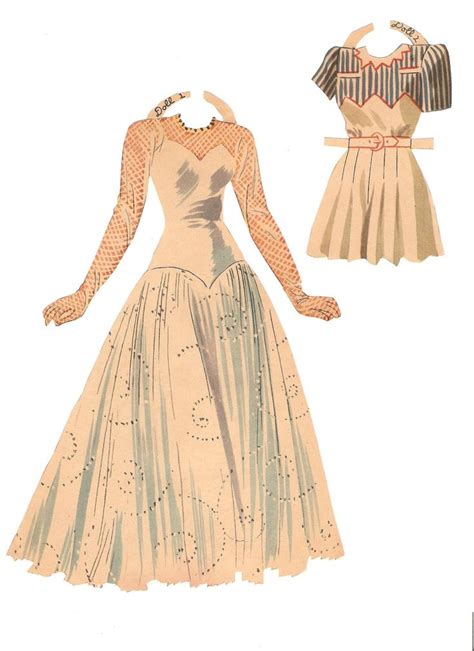 Miss Missy Paper Dolls Vintage 1942 Rita Hayworth