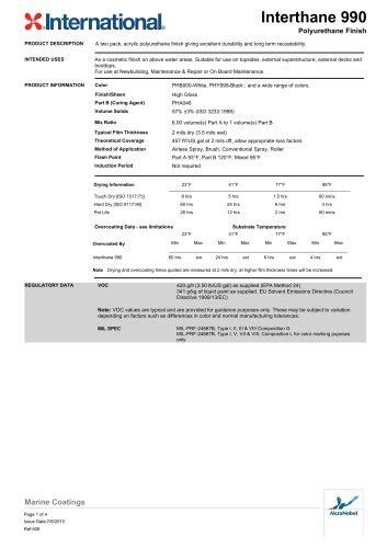 Interthane 990 Protective Coatings International Paint