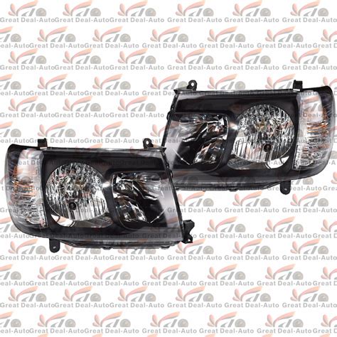 Altezza Black Head Light For Toyota Landcruiser 100 Series 2005 2007