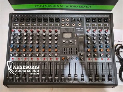 Mixer Ashley Audio Pro Chanel Efek Digital Reverb Dsp Usb