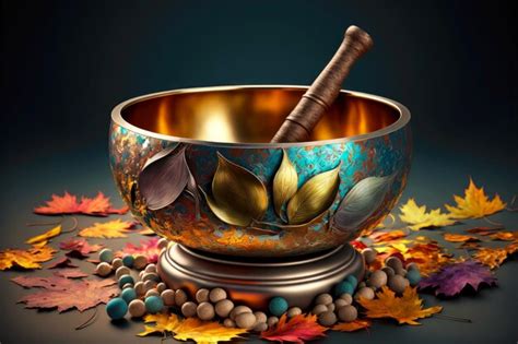 Premium Photo Relaxing Music Therapy Tibetan Singing Bowl For Relaxation