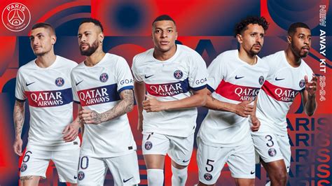 PSG le nouveau maillot extérieur de Paris pour la saison 2023 2024