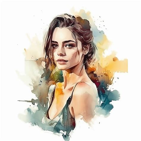 Woman Watercolor Digital Painting Free Image On Pixabay