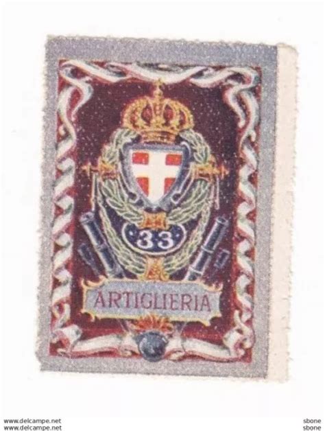 Vignette Militaire Delandre Italie Me R Giment D Artillerie Eur