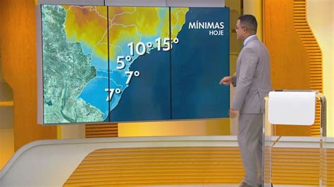 Frente fria derruba temperaturas no início desta semana no Vale Campos