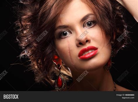 Beautiful Girl Scar On Image And Photo Free Trial Bigstock