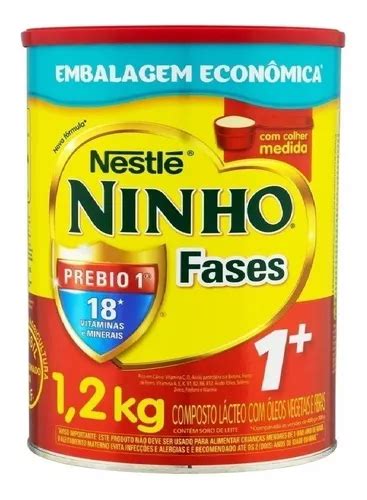 Fórmula infantil em pó sem glúten Nestlé Ninho Fases 1 en lata de 1 de