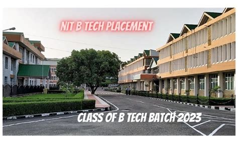 Nit B Tech Placement Is At A New High Average Sal Jump