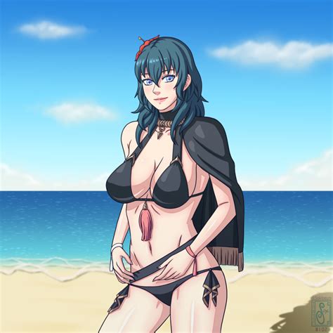 Hentai Busty Girl Thanysc Alluring Alternate Costume Beach Bikini