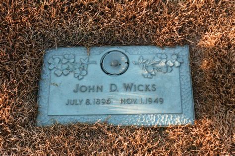 John Doane Jack Wicks Sr 1896 1949 Find A Grave Memorial