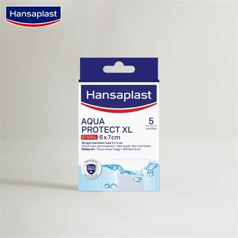 Jual Hansaplast Aqua Protect Steril XL 6 X 7cm 5pcs Plester Luka