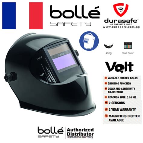 BOLLE VOLTV Volt Welding Helmet Nylon Shade 4 9 13 Durasafe Shop