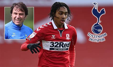 Tottenham Close To Completing £15m Move For Middlesbrough Defender Djed Spence Daily Mail Online