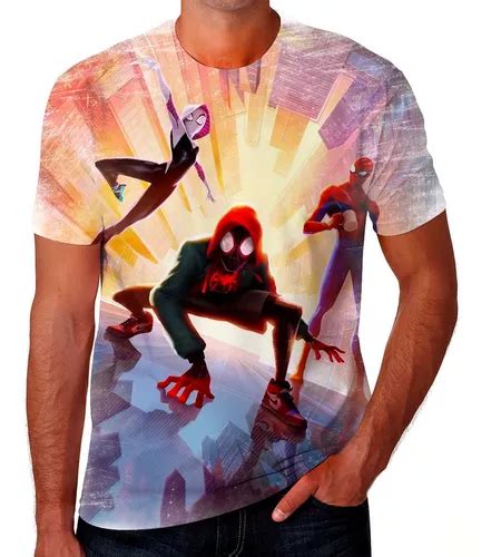 Camiseta Camisa Miles Morales Homem Aranha Envio Rapido