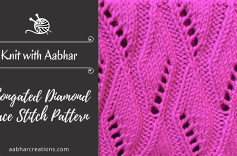 Knit With Aabhar Zig Zag 3d Stitch Pattern Aabhar Creations