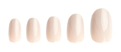 Invogue Classic Nude Oval Nails Pieces For Elegant Style Buy Now With Express