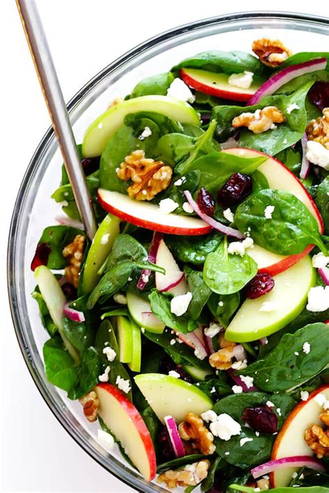 My Favorite Apple Spinach Salad Gimme Some Oven