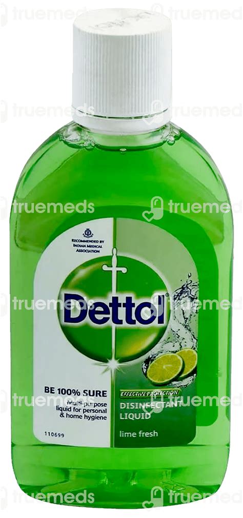 Dettol Multi Purpose Disinfectant Lime Fresh Liquid 200 Ml Uses Side Effects Dosage Price