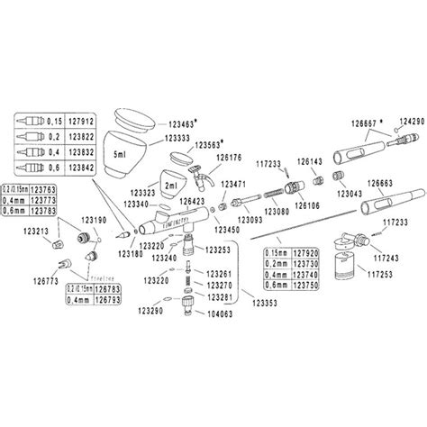 Harder & Steenbeck Hansa Airbrush Spare Parts | Shopee Malaysia