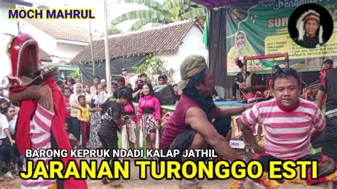 Jaranan Barong Kepruk Ndadi Turonggo Esti Live Balung Jember Youtube