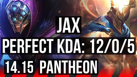 JAX Vs PANTHEON TOP 12 0 5 Legendary EUW Master 14 15 YouTube