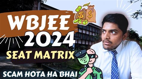 Seat Matrix Decode Karta Ha Wbjee Youtube