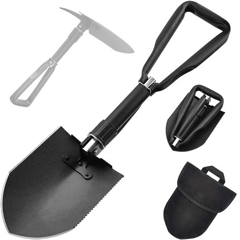 Yeacool Camping Shovel Wpick 236 Inch Folding Entrenching Tool