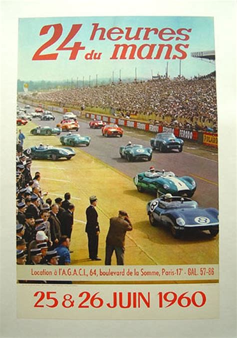 24 Heures Du Mans 1960 Cartel