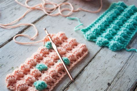 How To Crochet The Bobble Stitch Video Tutorial Yokieb