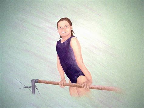 Gymnast Mural Painting By Melissa Wiater Chaney Fine Art America