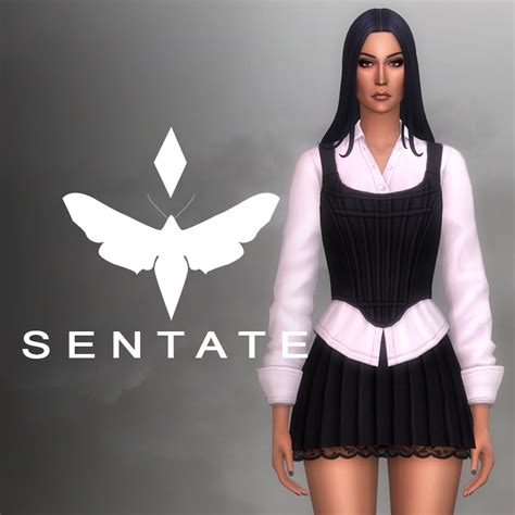 Aida Corset Top Screenshots The Sims 4 Create A Sim Curseforge