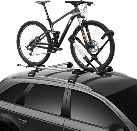 Amazon Thule Roof Bike Rack Proride Silver Sports Outdoors