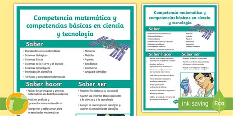 P Ster Las Competencias Clave Competencia Matem Tica Y Competencias