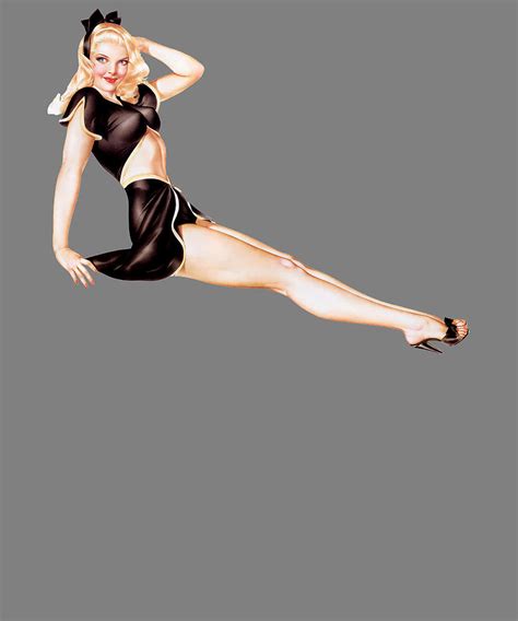 Pinup Girl Blonde Pinups Digital Art By Stacy McCafferty Pixels