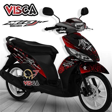 Jual Decal Mio J Full Body Stiker Mio J Variasi Full Body Striping Mio