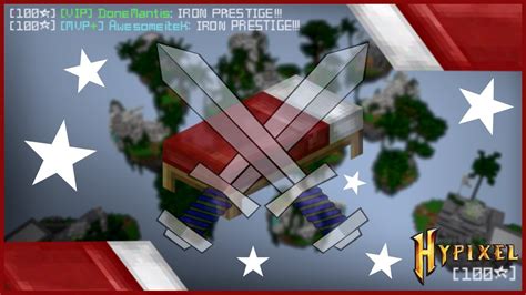 Bedwars Iron Prestige Stars Minecraft Hypixel Youtube